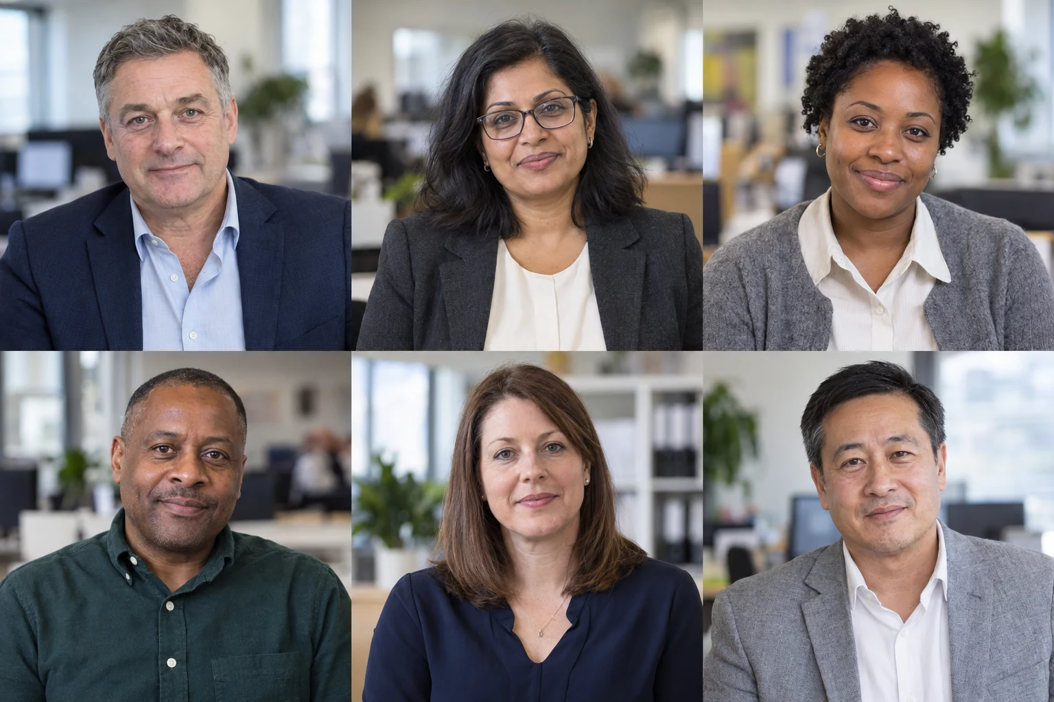 Illustrative management portrait